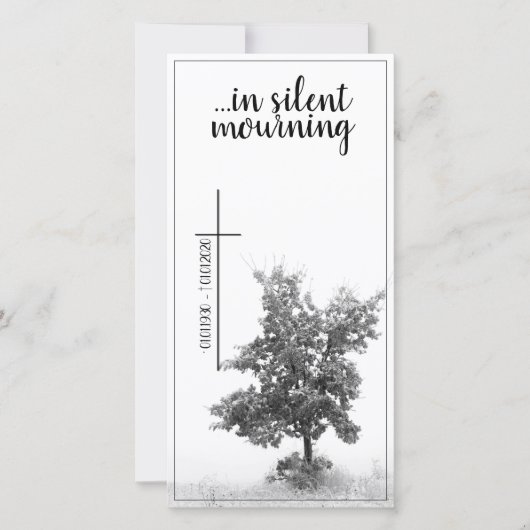 喪静か中 – 牧草地の木2.0 (正面)