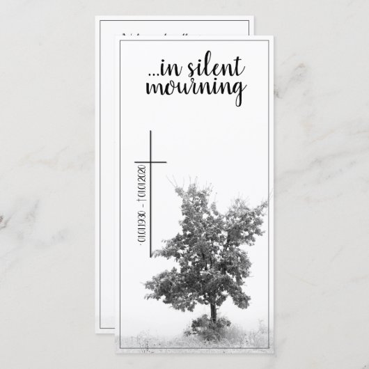 喪静か中 – 牧草地の木2.0 (正面/裏面)