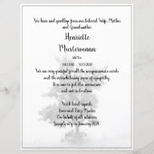 喪静か中 – 牧草地の木2.0 (裏面)