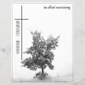 喪静か中 – 牧草地の木2.0 (正面)