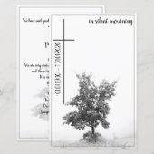 喪静か中 – 牧草地の木2.0 (正面/裏面)
