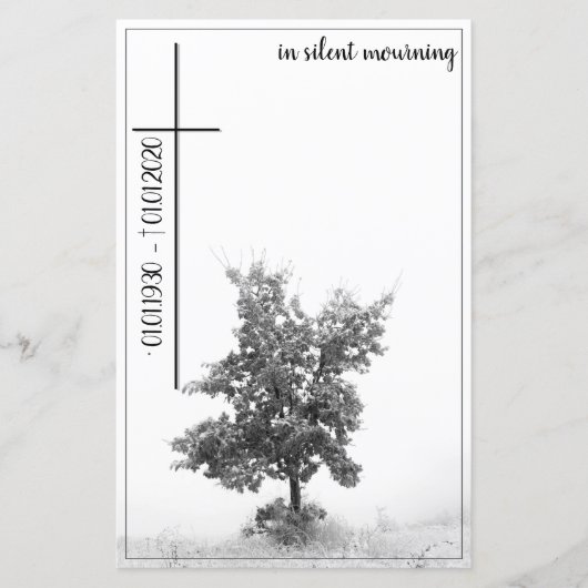 喪静か中 – 牧草地の木2.0 (正面)