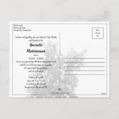 喪静か中 – 牧草地の木2.0 シーズンポストカード (裏面)