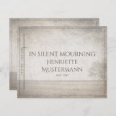 喪静か中 – 草地のヴィンテージ (正面/裏面)