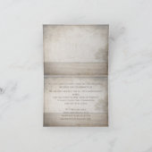 喪静か中 – 草地のヴィンテージ カード (内部)