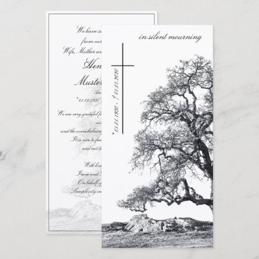 喪静か中 – 草木上 (正面/裏面)