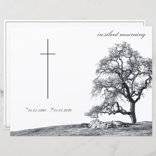 喪静か中 – 草木上 (正面/裏面)