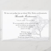 喪静か中 – 草木上 (裏面)