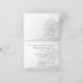 喪静か中 – 草木上 カード (内部)