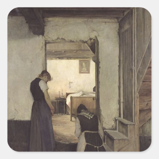 喪 スクエアシール (正面)