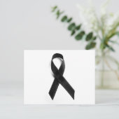 喪 – 黒いリボン ポストカード (スタンド正面)