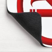 喫煙なし/アンチ喫煙 マウスパッド (コーナー)