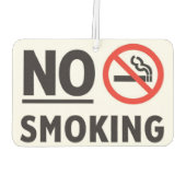 喫煙なし カーエアーフレッシュナー (裏面)