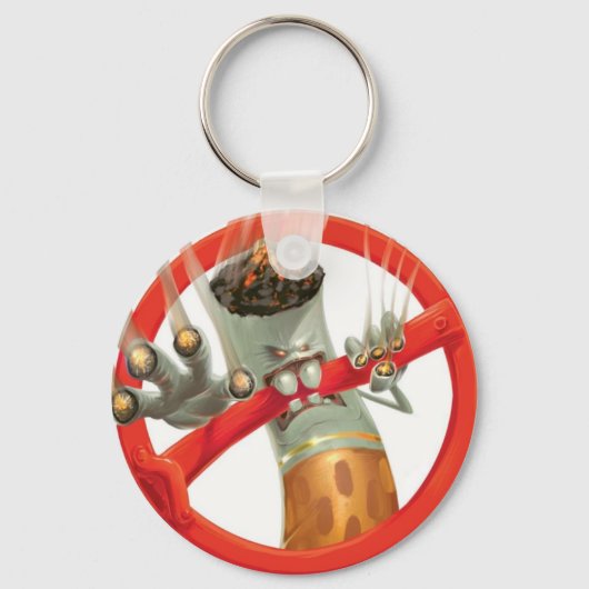 喫煙なし キーホルダー (正面)