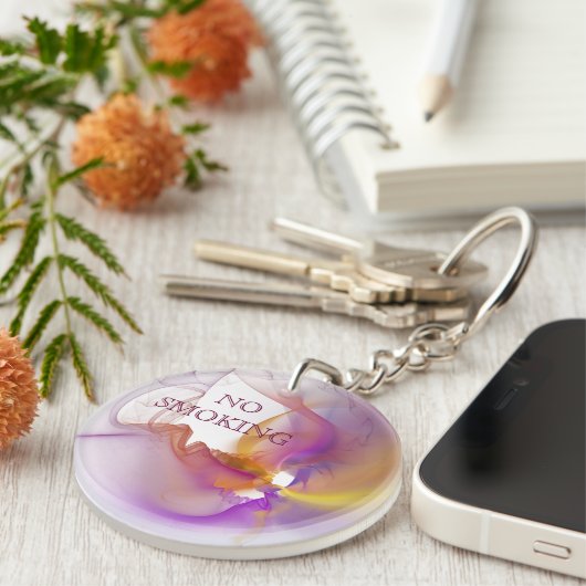 喫煙なし キーホルダー (正面右)