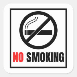 喫煙なし スクエアシール