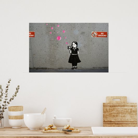 喫煙なし。 ポスター (キッチン)