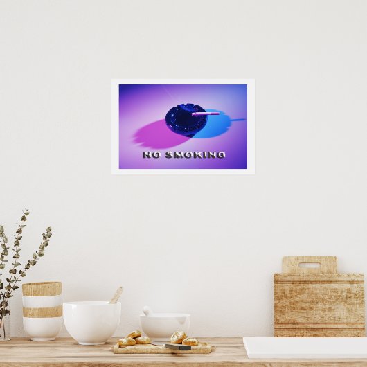 喫煙なし ポスター (キッチン)