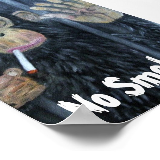 喫煙なし ポスター (角)