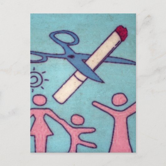 喫煙なし ポストカード (正面)