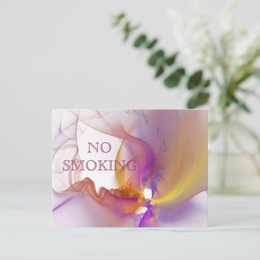 喫煙なし ポストカード (スタンド正面)