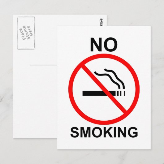 喫煙なし ポストカード (正面/裏面)