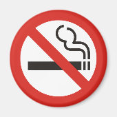喫煙なし マグネット (正面)