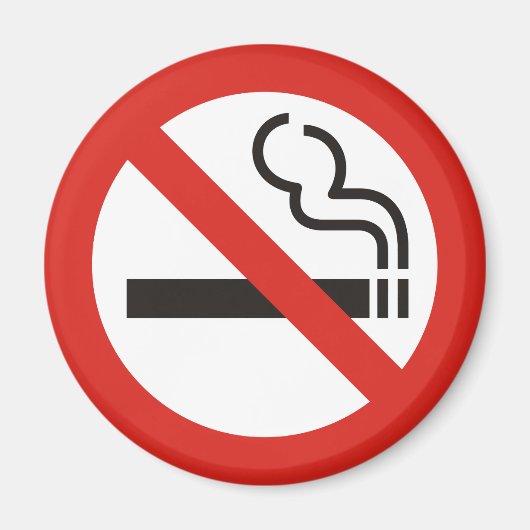 喫煙なし マグネット (正面)