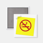 喫煙なし マグネット (正面/裏面)