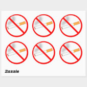 喫煙なし ラウンドシール (シート)