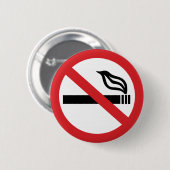 喫煙なし 缶バッジ (正面&裏面)