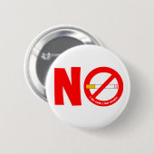 喫煙なし 缶バッジ (正面&裏面)