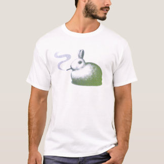 喫煙のウサギ Tシャツ