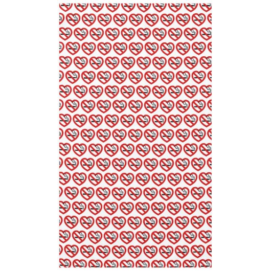 喫煙のサイン テーブルクロス (正面)