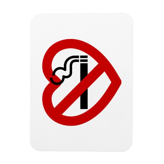 喫煙のサイン マグネット (縦)