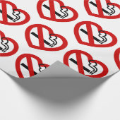 喫煙のサイン ラッピングペーパー (角)