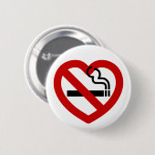 喫煙のサイン 缶バッジ (正面&裏面)