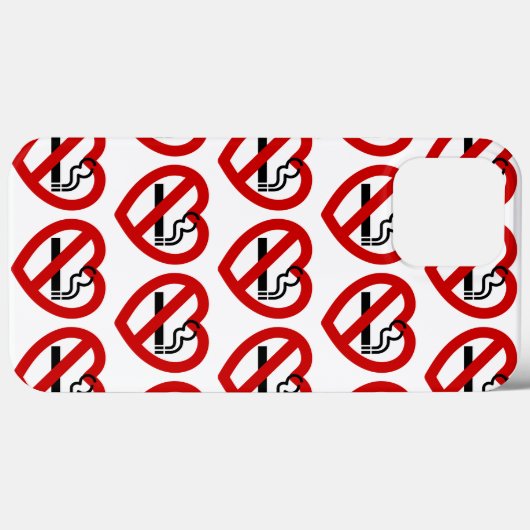 喫煙のサイン Case-Mate iPhoneケース (裏面 (横))