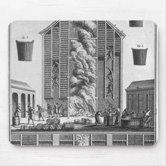 喫煙のニシン マウスパッド (正面)