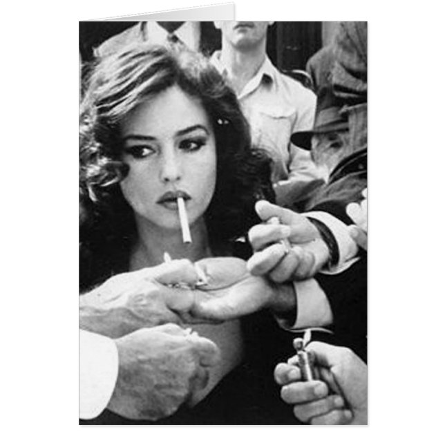 喫煙の女の子 (正面)