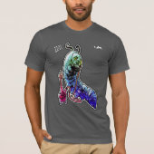 喫煙の幼虫のpsycadelic Tシャツ- dmtの11:11 Tシャツ (正面)