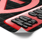 喫煙の看板ポスターなし ポスター (角)