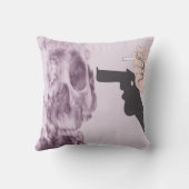 喫煙は自分自身を傷つけ、印刷可能なウォールアート クッション (裏面)