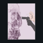 喫煙は自分自身を傷つけ、印刷可能なウォールアート ポストカード<br><div class="desc">喫煙は自分自身を害し、印刷可能なウォールアート警告と認識度アートのプリント</div>