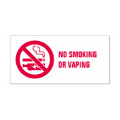 喫煙または蒸発なし セルフインキングスタンプ (デザイン)