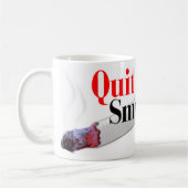 喫煙をやめて下さい コーヒーマグカップ (左)