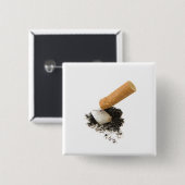 喫煙をやめて下さい 缶バッジ (正面&裏面)