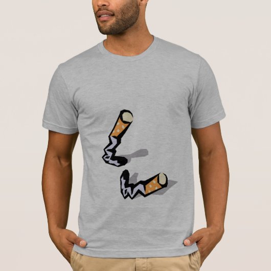 喫煙をやめて下さい Tシャツ (正面)