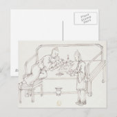 喫煙アヘン ポストカード (正面/裏面)