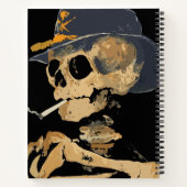 喫煙カウボーイスケルトン ノートブック (裏面)